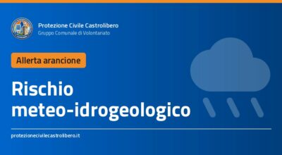 Allerta arancione per rischio idrogeologico – 10 ottobre